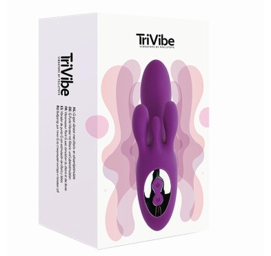 FeelzToys - TriVibe G-Spot Vibrator met Clitoris & Schaamlippen Stimulatie Paars